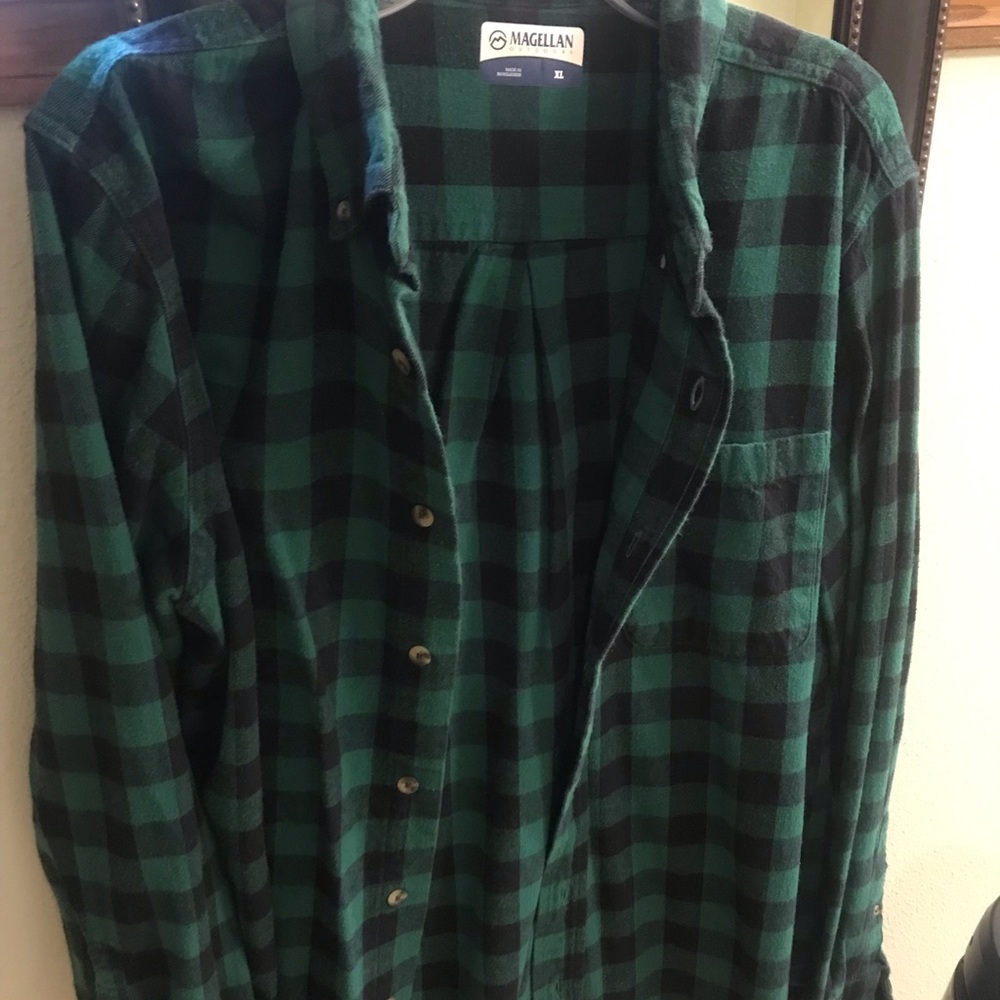 Plaid Fleece Button Up